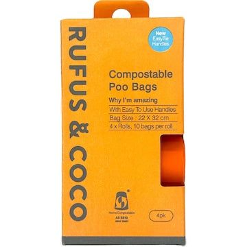 Rufus & Coco Do Good Poo Bags 4 pack