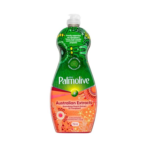 PALMOLIVE DISHWASHING LIQUID ULTRA AUSTRALIAN EXTRACTS QUANDONG PEACH & FRANGIPANI 750ML