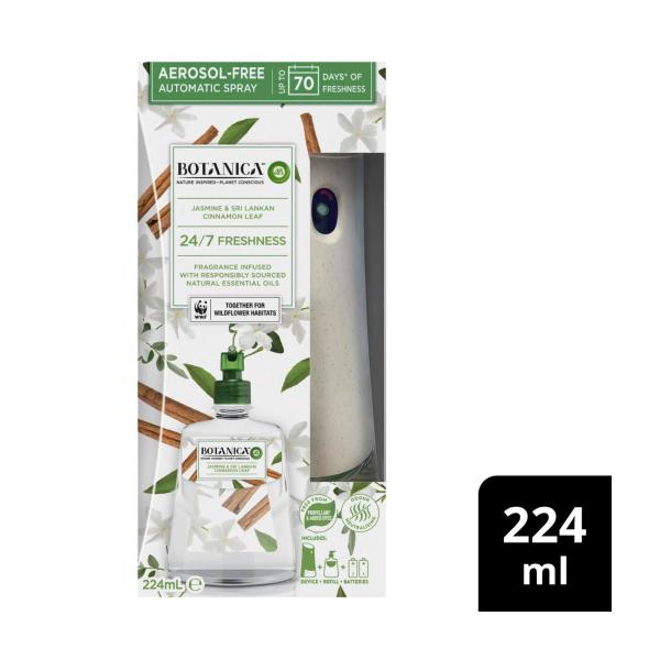 Jasmine & Sri Lankan Cinnamon Leaf Automatic Air Freshener