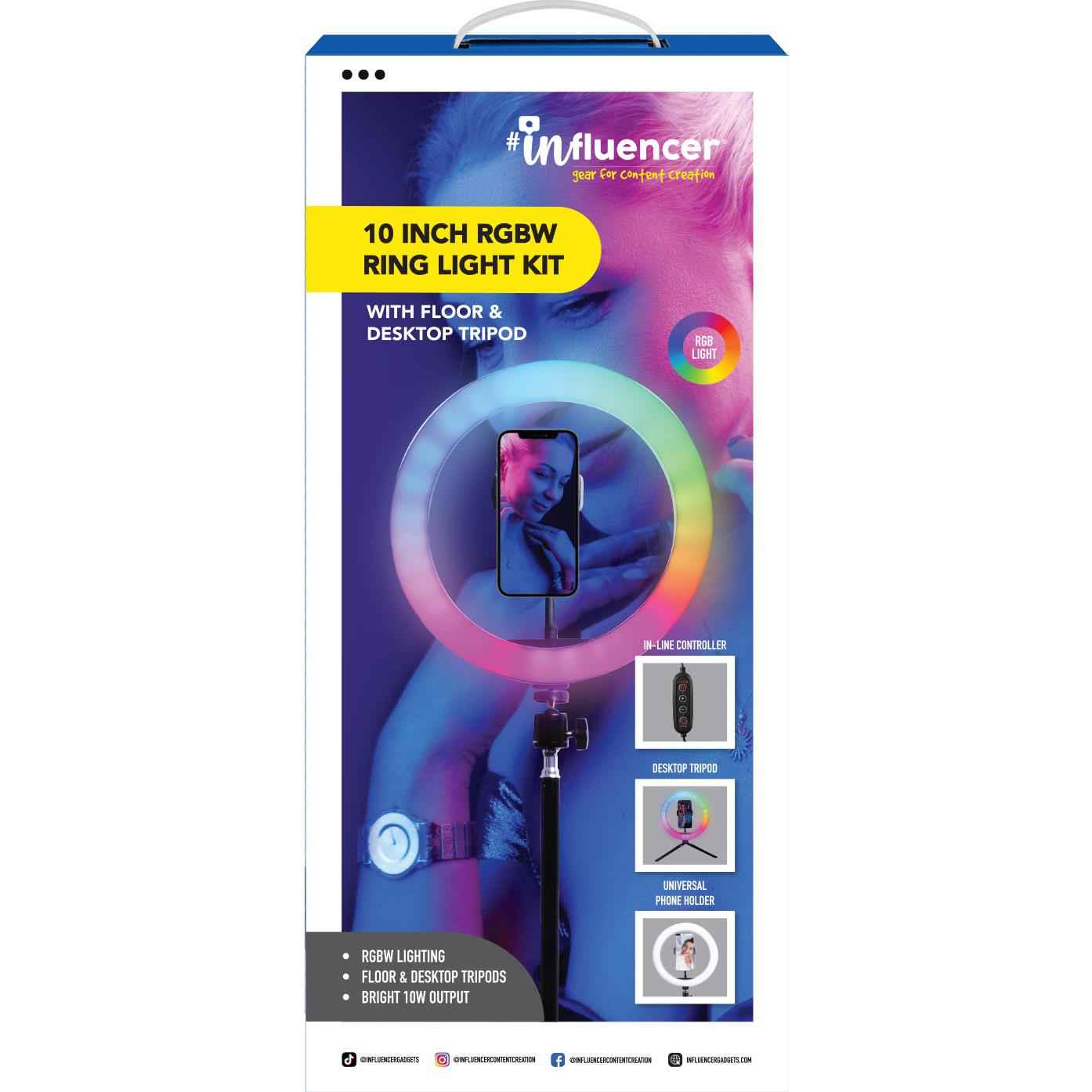 Influencer 10" RGBW Ring Light Kit