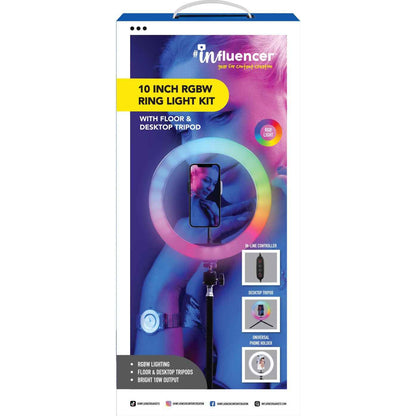 Influencer 10" RGBW Ring Light Kit