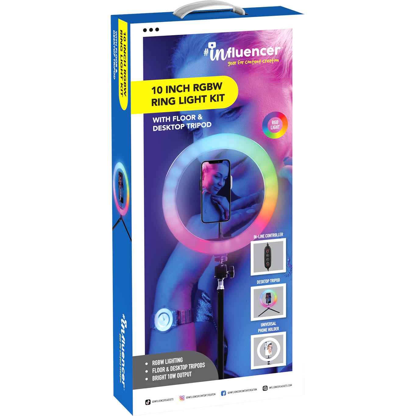 Influencer 10" RGBW Ring Light Kit