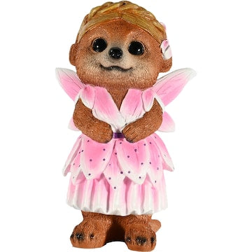 Mirabella Meerkat Casey The Flower Fairy Pink each