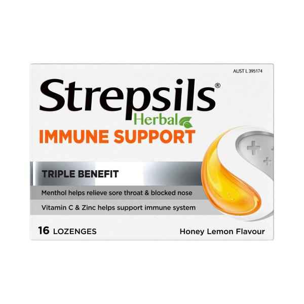 Herbal Immune Sore Throat Honey Lemon
