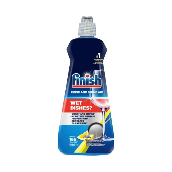 FINISH RINSE & SHINE DISHWASHER AID LEMON 500ML