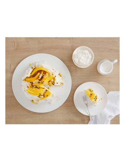 White Basics Pavlova Plate 34cm Gift Boxed in White