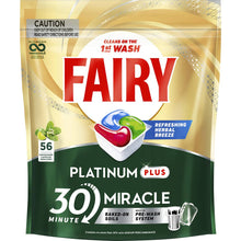 Fairy Platinum Plus Fresh Dishwashing Tablets 56 pack