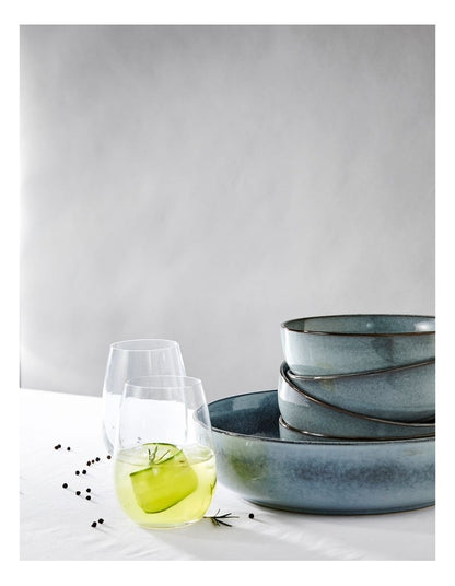 Relic Salad Bowl 28cm in Blue/Grey