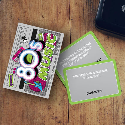 Awesome 80s - Music Trivia Cards