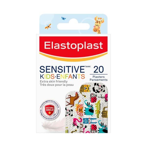 ELASTOPLAST STRIPS KIDS SENSITIVE 20PK
