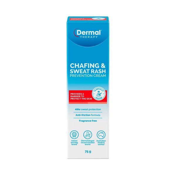 DERMAL CHAFING & SWEAT RASH PREVENTION CREAM 75G