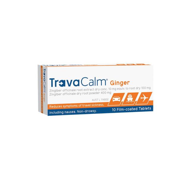 TRAVACALM GINGER 10PK