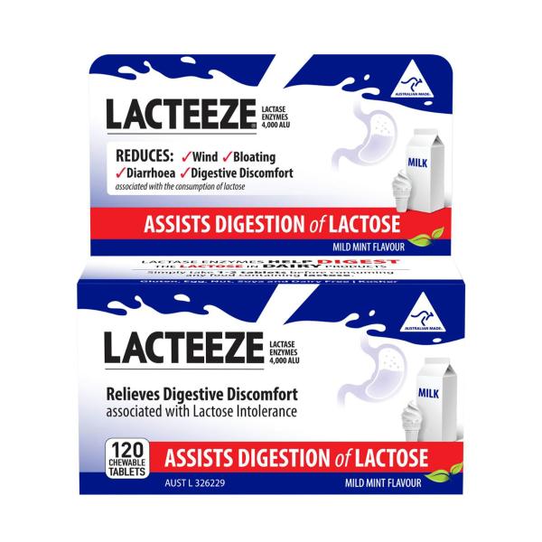 LACTEEZE CHEWABLE 120PK