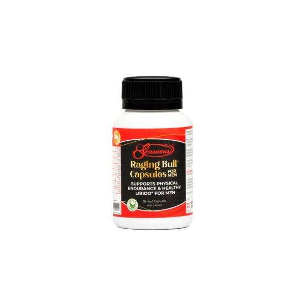 SENSUOUS RAGING BULL STAMINA & LIBIDO CAPS 60PK