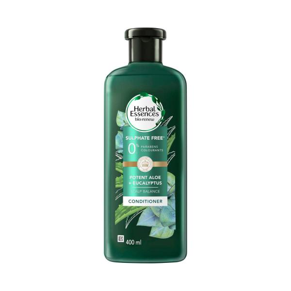 HERBAL ESSENCES POTENT ALOE + EUCALYPTUS CONDITIONER 400 ML