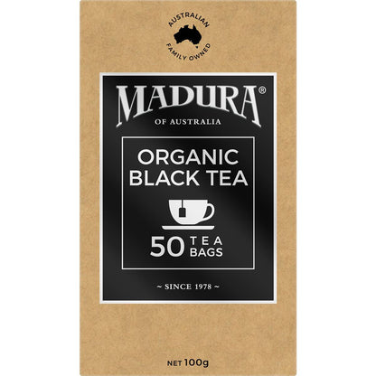Madura Organic Black Tea Bags 50 pack