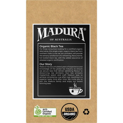 Madura Organic Black Tea Bags 50 pack