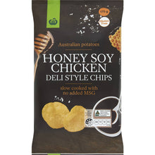 Woolworths Honey Soy Chicken Deli Style Chips 175g