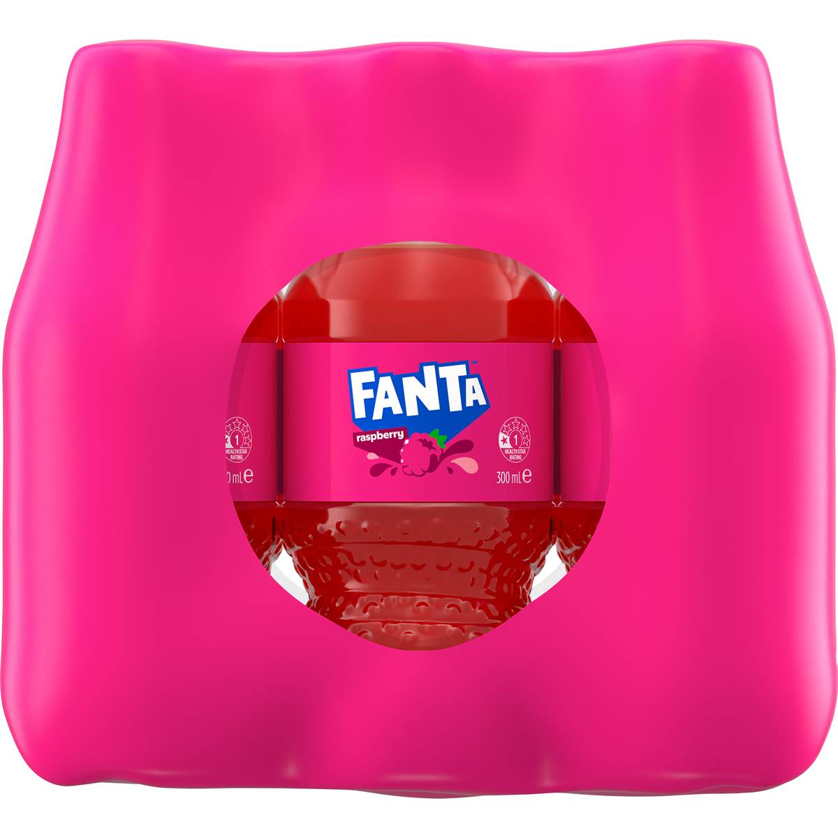Fanta Raspberry Bottles 300ml x 12 Pack