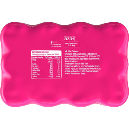 Fanta Raspberry Bottles 300ml x 12 Pack