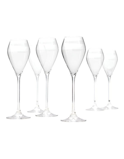 Cuvee Prosecco Glass 230ml Set of 6 in Clear