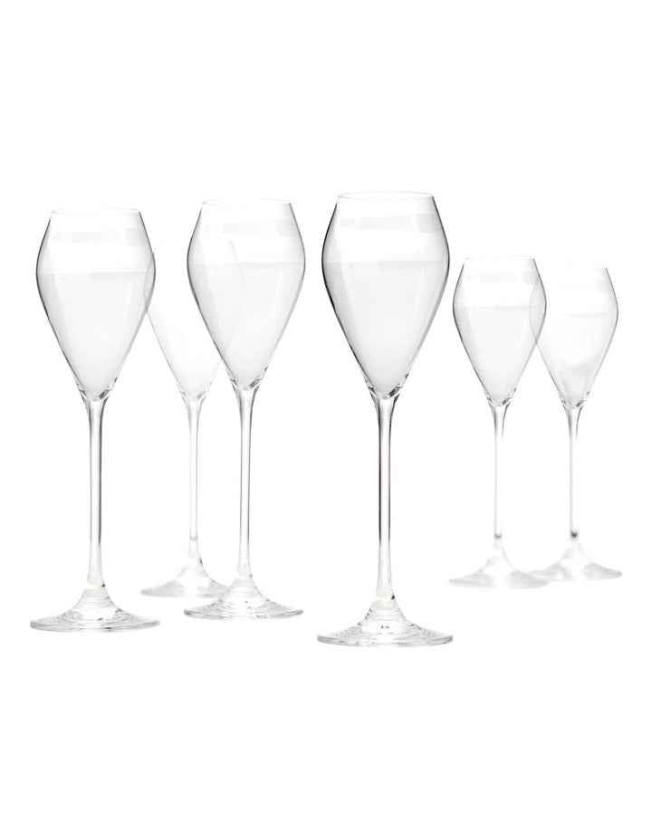 Cuvee Prosecco Glass 230ml Set of 6 in Clear