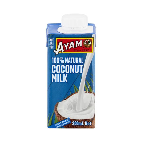AYAM 100% NATURAL COCONUT MILK 200ML