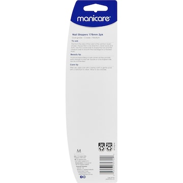 Manicare Nail Shaper 175Mm 397 2 pack