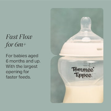 Tommee Tippee Natural Start Fast Flow Teats 2 pack