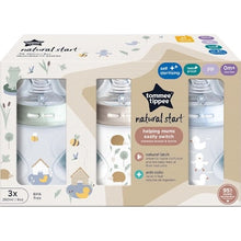 Tommee Tippee Natural Start Baby Bottles 0+M 260mL 3 pack