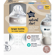 Tommee Tippee Bottles Large 3 Months + 2 Pack