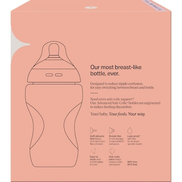 Tommee Tippee Bottles Large 3 Months + 2 pack