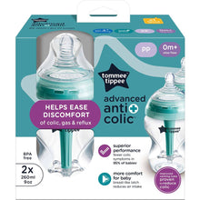 Tommee Tippee Advanced Anti Colic Bottles 0 Months + 2 Pack