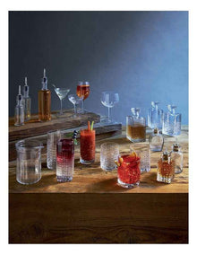 Textures 380ml Double Old Fashioned Set of 6 in Clear