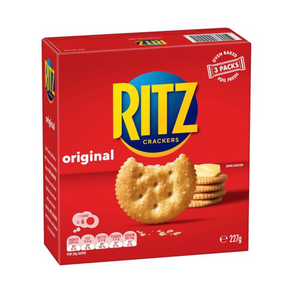 RITZ ORIGINAL CRACKERS:.:227 GRAM