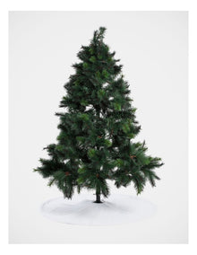 Luxe Christmas White Fur Tree Skirt