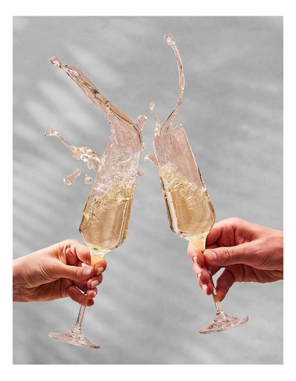 Avant Garde Champagne Flute 200ml Set of 6 in Clear