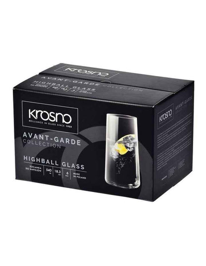Avant Garde Highball 550ml Set of 6 Gift Boxed