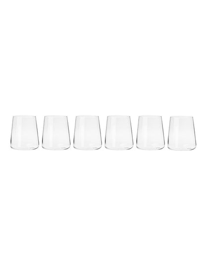 Avant Garde Tumbler Set 430ml 6 Piece Gift Boxed in Clear