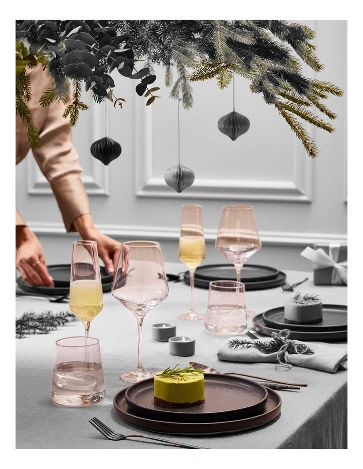 Avant Garde Tumbler Set 430ml 6 Piece Gift Boxed in Clear