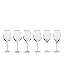 Avant Garde Wine Glass 450ml Set of 6 Gift Boxed Set in Clear