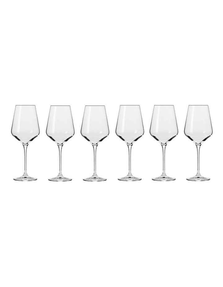 Avant Garde Wine Glass 450ml Set of 6 Gift Boxed Set in Clear