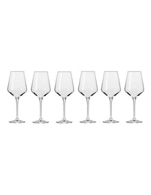 Avant Garde Wine Glass 450ml Set of 6 Gift Boxed Set in Clear