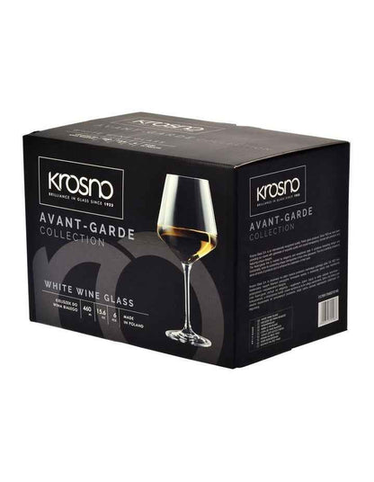 Avant Garde Wine Glass 560ml Gift Boxed in Clear