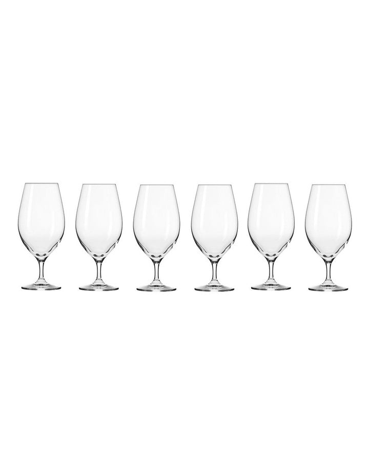 Harmony Beer Glass 400ml Set of 6 Gift Boxed