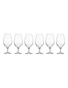 Harmony Beer Glass 400ml Set of 6 Gift Boxed
