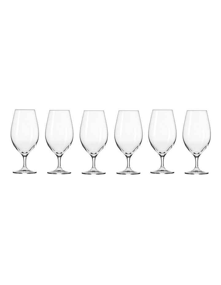 Harmony Beer Glass 400ml Set of 6 Gift Boxed