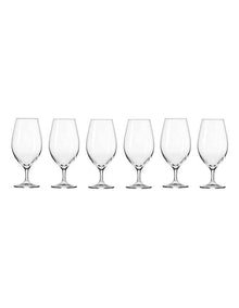 Harmony Beer Glass 400ml Set of 6 Gift Boxed