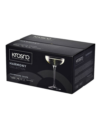 Harmony Champagne Coupe Set of 6 280ml Gift Boxed
