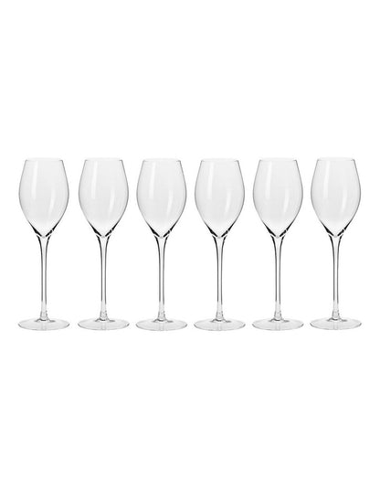 Harmony Prosecco Glass 300ml Set of 6 Gift Boxed in Clear